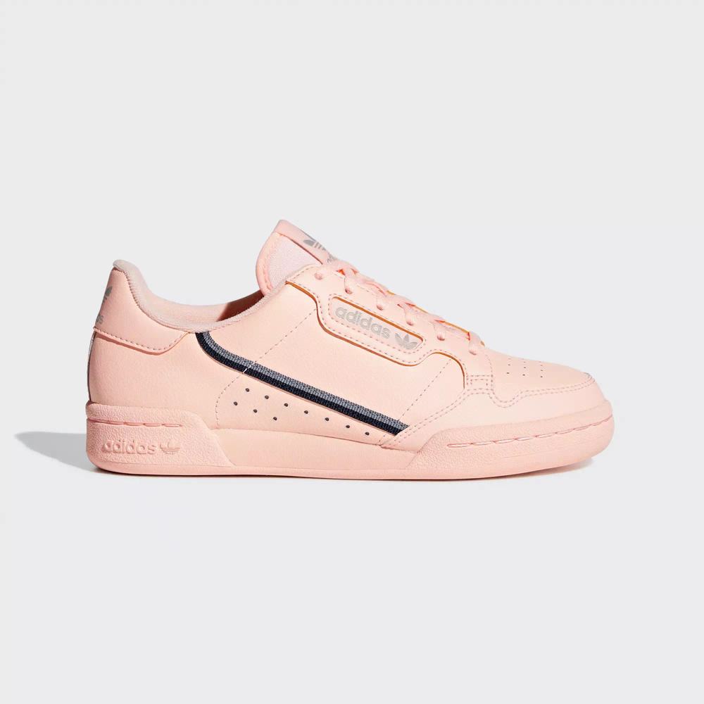 Adidas Continental 80 Tenis Rosas Para Niña (MX-80160)